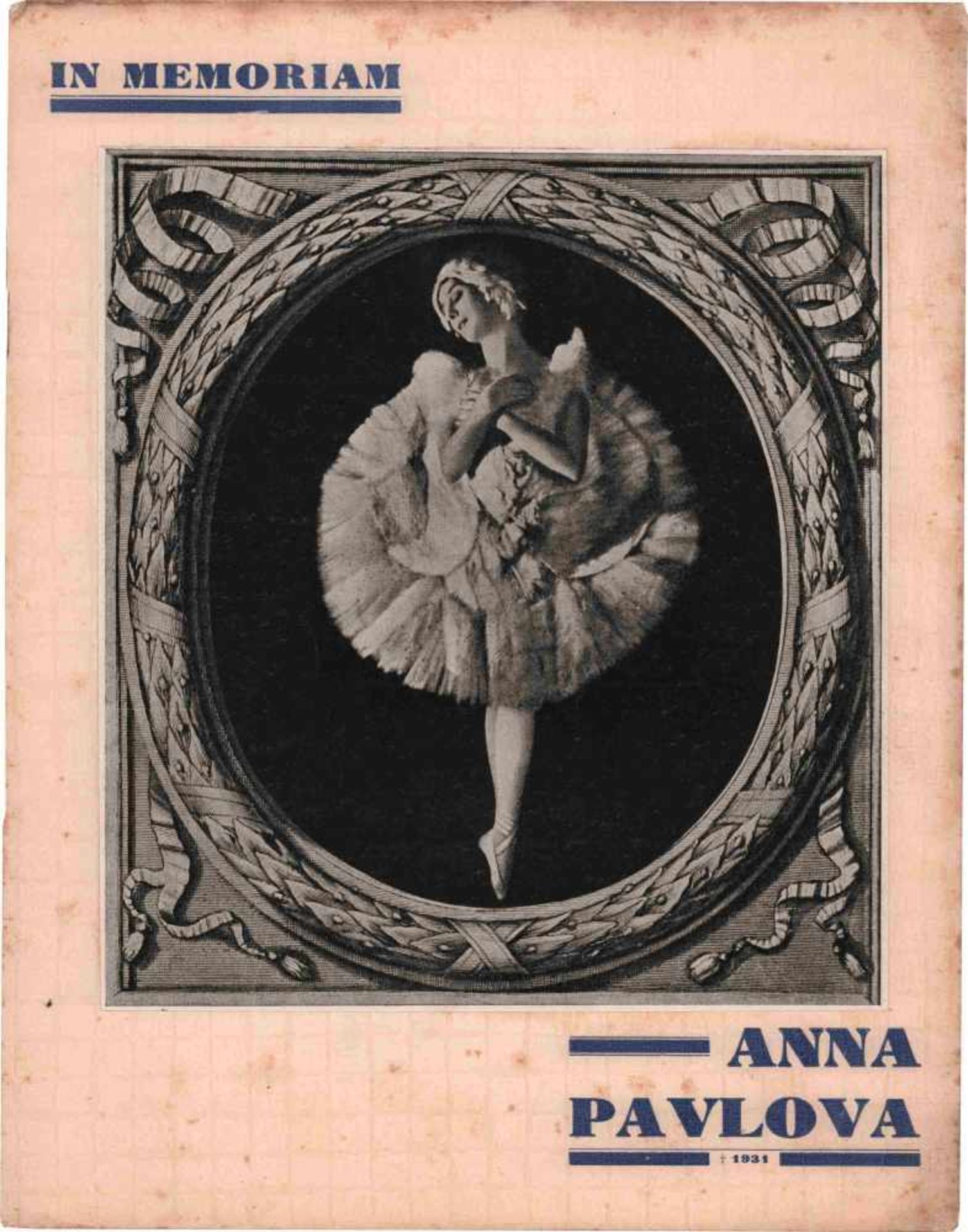 [BALLETS RUSSES, ANNA PAVLOWA] Lot aus 7 Ausgaben, gewidmet Anna Pawlowa, u.a. Zeitschrift Le Soir - Bild 3 aus 9