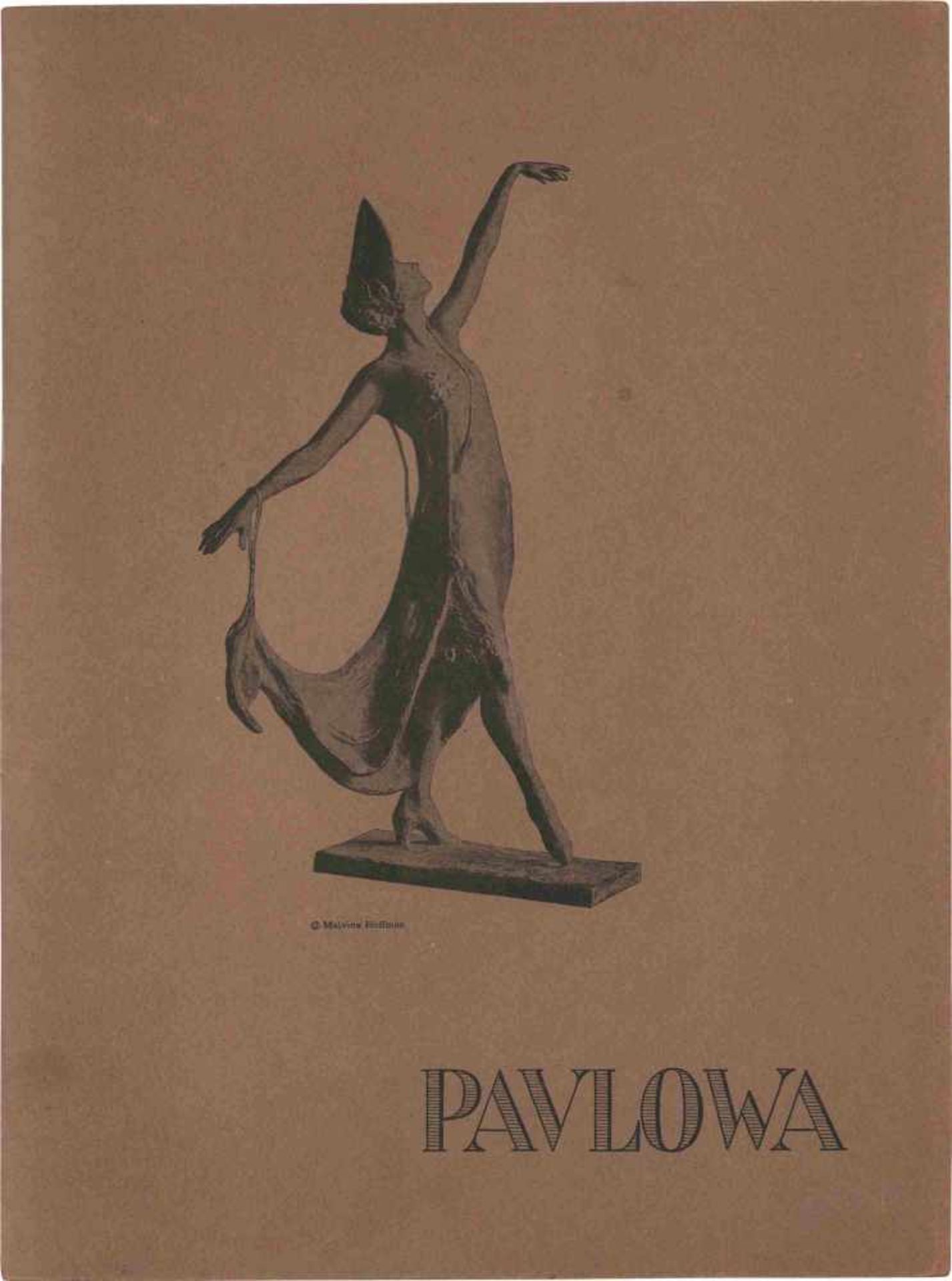 [BALLETS RUSSES, ANNA PAVLOVA] 5 Programmheften der Auftritte von Anna Pawlowa, mit Original- - Bild 3 aus 4