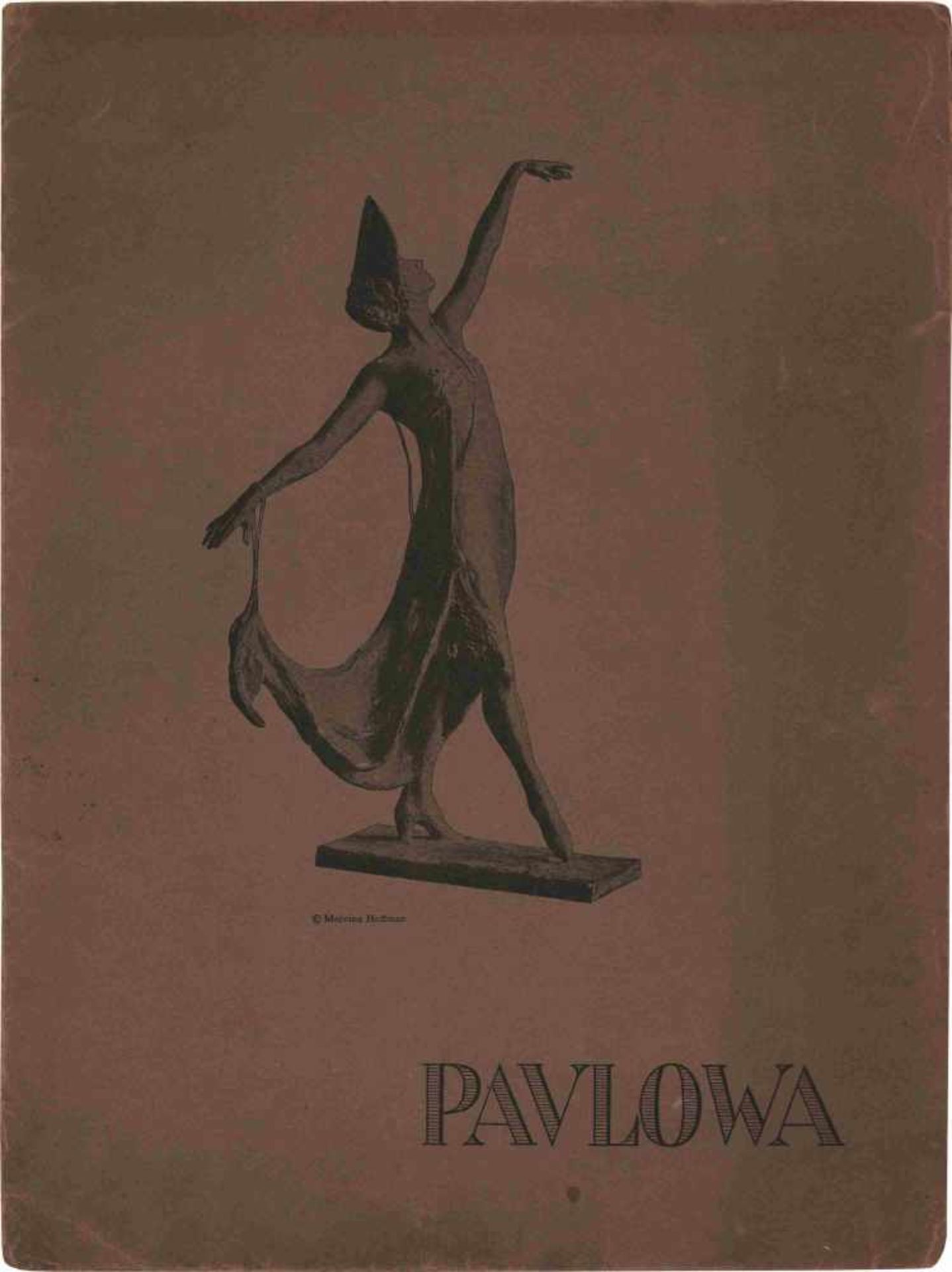 [BALLETS RUSSES, ANNA PAVLOWA] Lot aus 7 Programmheften der Auftritte von Anna Pawlowa in den USA