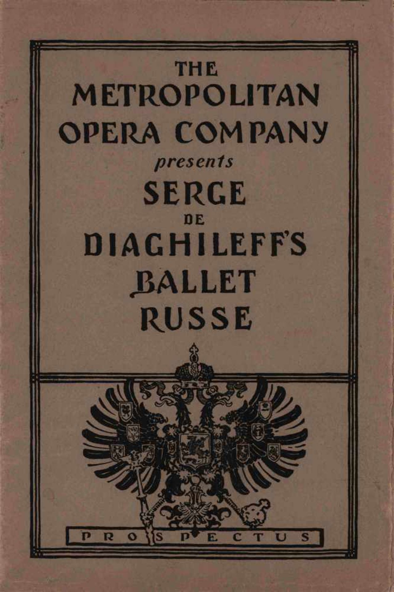 [BALLETS RUSSES, DIAGHILEW] Lot aus 3 Programmheften der Auftritte der Truppe der Ballets Russes von - Bild 2 aus 2