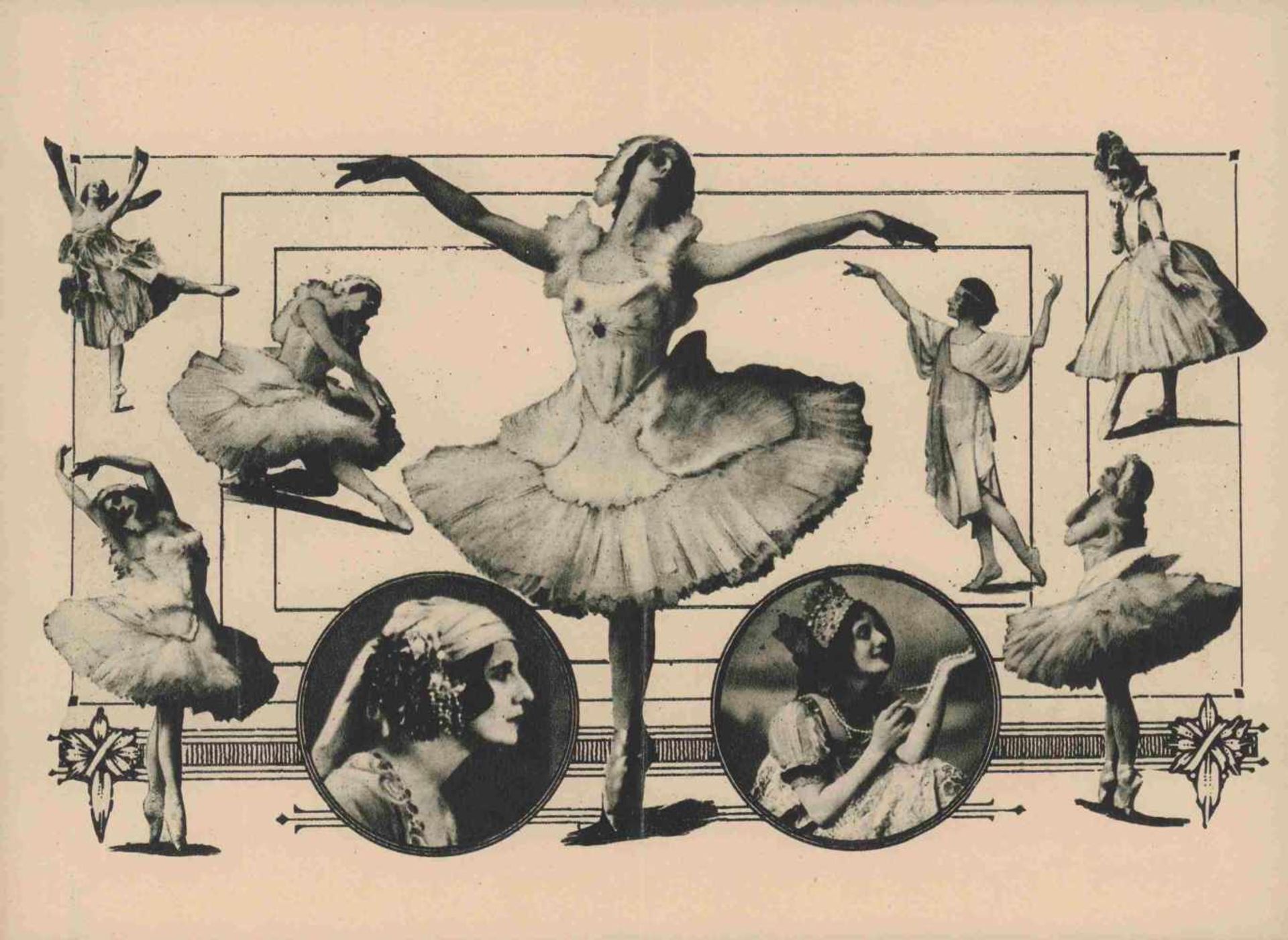 [BALLETS RUSSES, ANNA PAVLOWA] Lot aus 9 Programmheften und Programmzetteln der Gastvorstellungen - Bild 5 aus 5