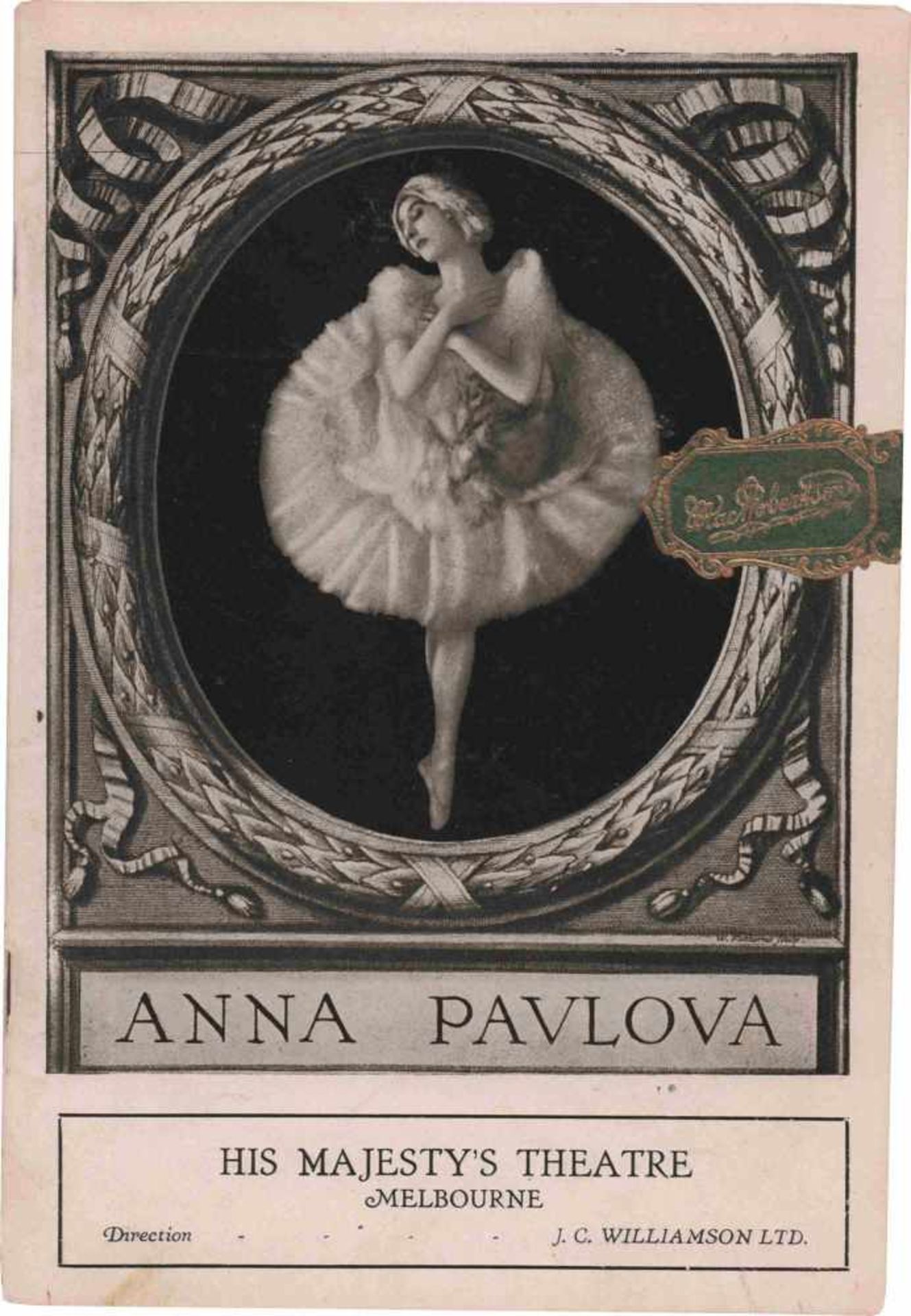 [BALLETS RUSSES, ANNA PAVLOWA] Lot aus 8 Booklets mit Programmheften der Gastspiele von Anna Pawlowa - Bild 2 aus 6