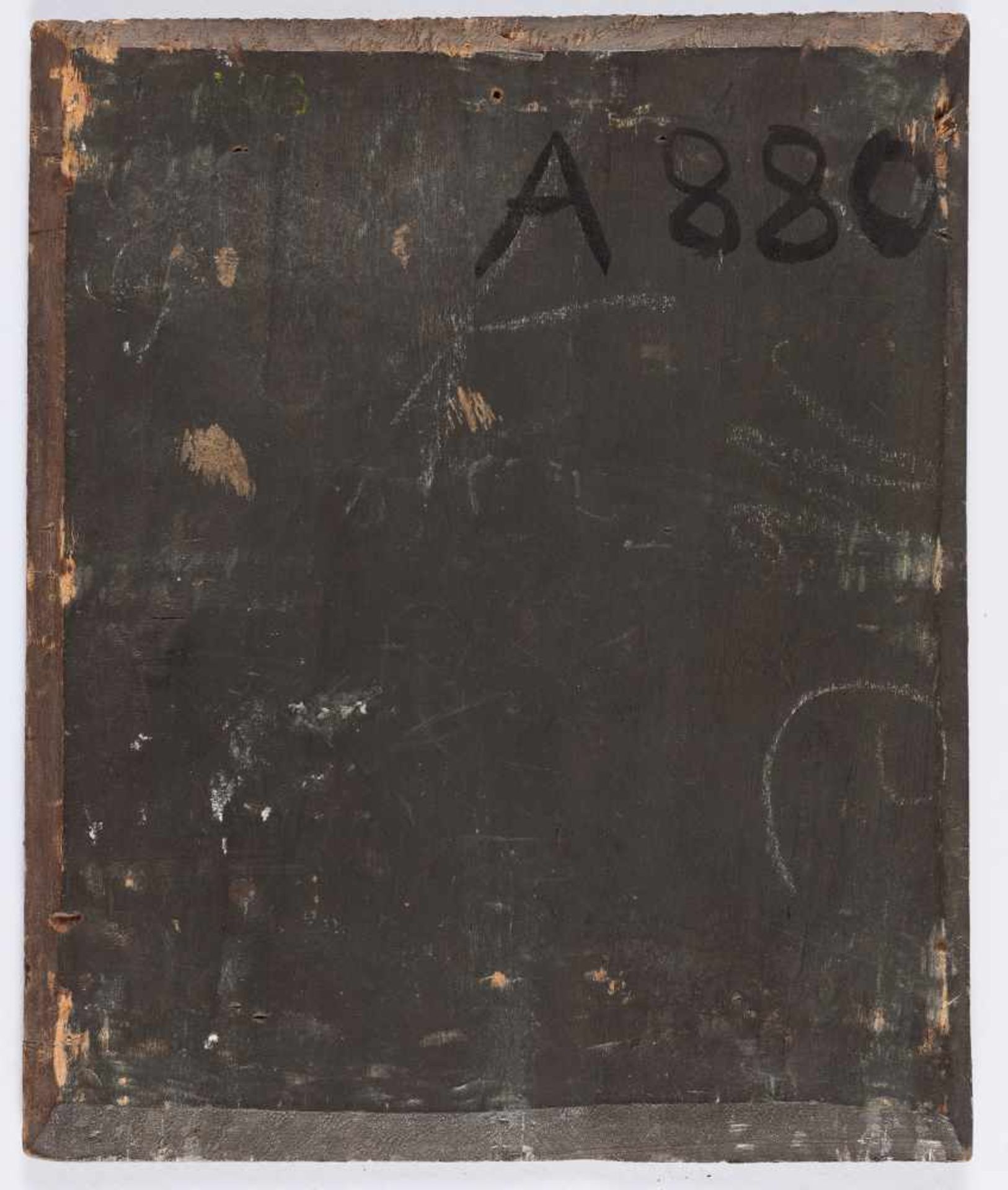 Französisch Allegorie der Künste Öl auf Holz. 27,3 x 22,2 cm. Provenienz: Privatbesitz, - Bild 3 aus 3