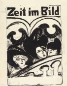 Ernst Ludwig Kirchner Entwurf für das Titelblatt der Zeitschrift „Zeit im Bild“ Lithographie auf