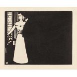 Felix Vallotton L’Argent Holzschnitt auf Velin. (1898). Ca. 18 x 22,5 cm (Blattgröße ca. 25 x 32