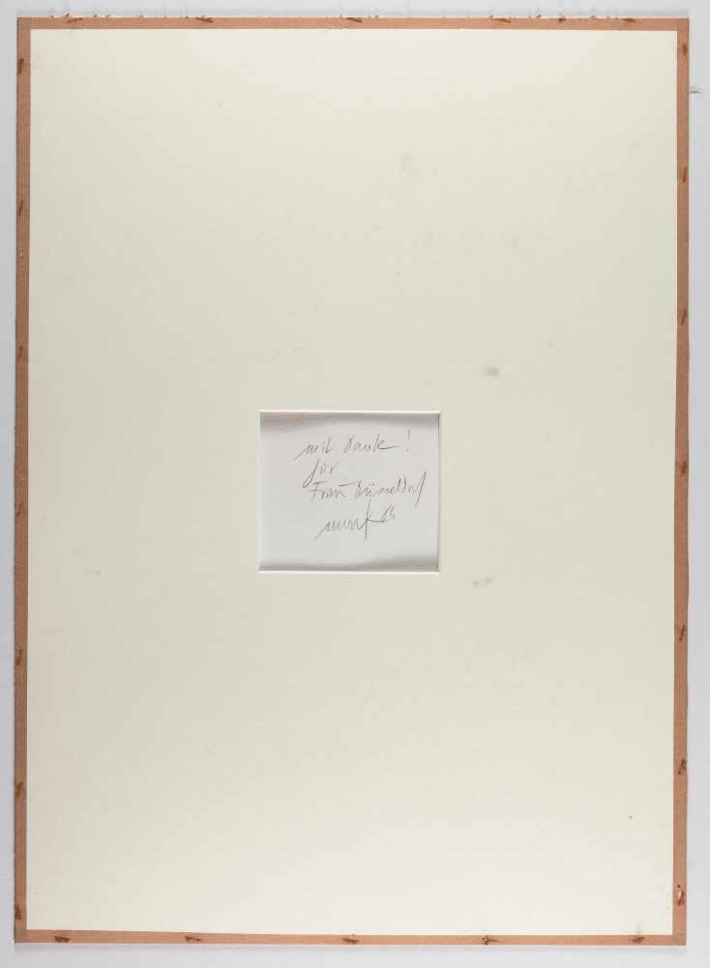 Heinz Mack Ohne Titel Pastell auf festem, leicht strukturiertem Kupferdruckpapier von Hahnemühle. ( - Bild 3 aus 3