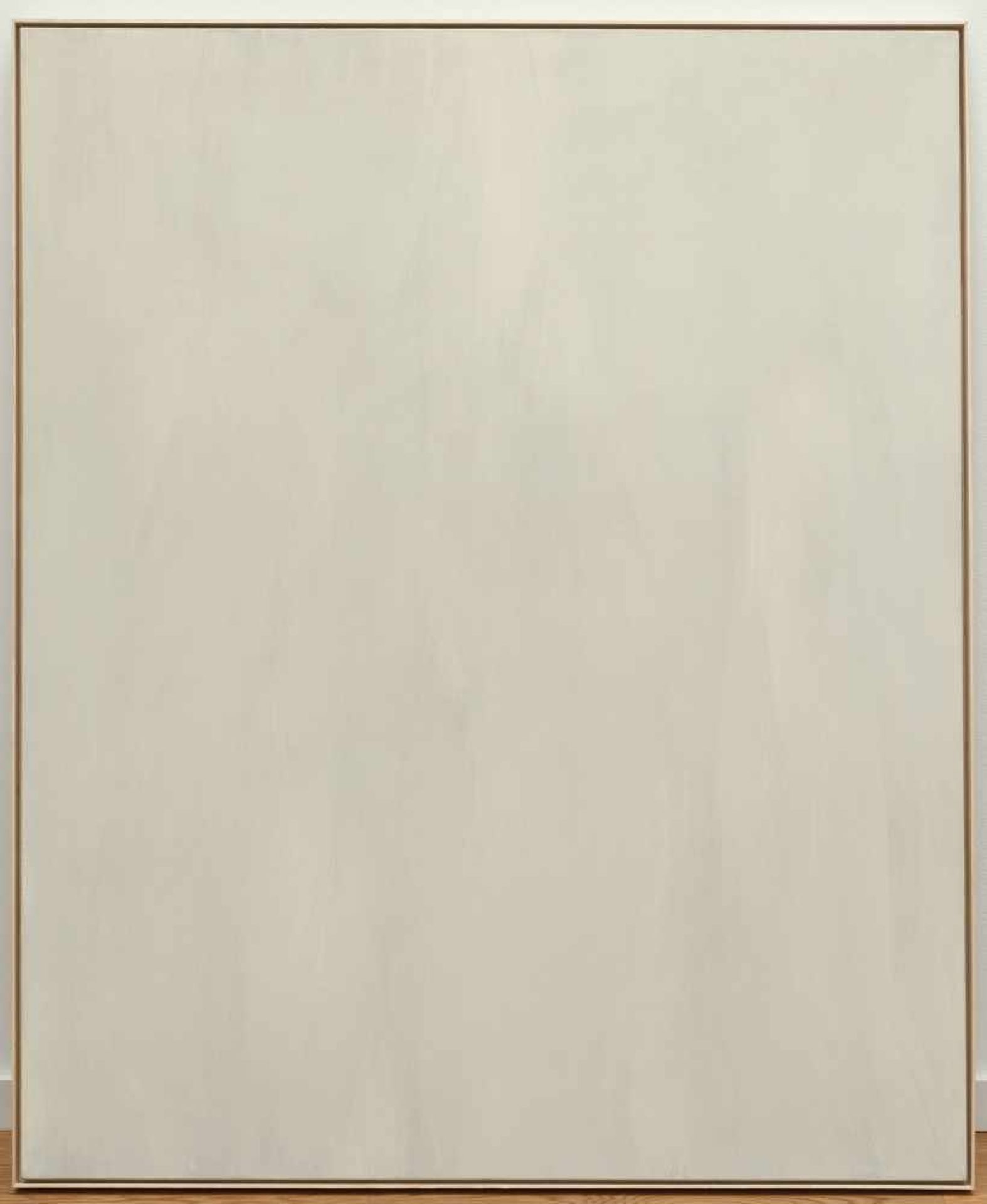 Raimund Girke Ohne Titel Öl auf Leinwand. (19)76. Ca. 160 x 130 cm. Verso auf der umgeschlagenen - Image 2 of 3