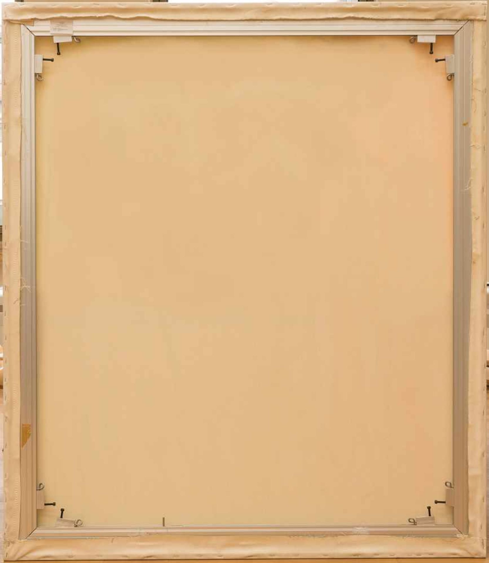 Günther Förg Ohne Titel Acryl und Ölpastellkreide auf Leinwand. (19)93. Ca. 150,5 x 130,5 cm. - Image 3 of 3