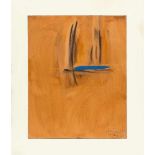 Robert Motherwell Study for Shem the Penman Acryl und Kohle auf strukturiertem Karton. (19)73. Ca.