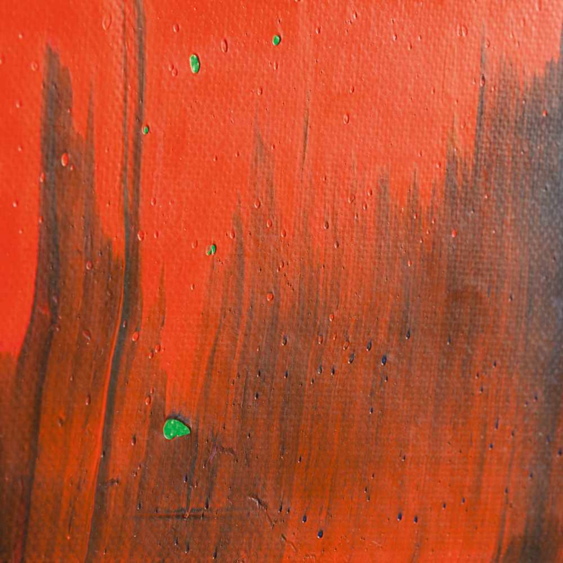 Gerhard Richter Grün-Blau-Rot Öl auf Leinwand. (19)93. Ca. 29,5 x 40 cm. Verso auf der Leinwand - Bild 8 aus 11