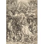 Albrecht Dürer1471 - Nürnberg - 1528Maria als Königin der Engel (Maria von zwei Engeln gekrönt)