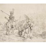 Rembrandt Harmensz van Rijn1606 Leiden - Amsterdam 1669Die Taufe des KämmerersRadierung auf Bütten