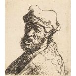 Rembrandt Harmensz van Rijn1606 Leiden - Amsterdam 1669Schreiender Mann in gesticktem