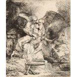 Rembrandt Harmensz van Rijn1606 Leiden - Amsterdam 1669Abrahams OpferRadierung und Kaltnadel auf