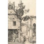 Albrecht Dürer1471 - Nürnberg - 1528Die Geburt ChristiKupferstich auf Bütten mit Wz. „Ochsenkopf“ (
