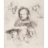 Rembrandt Harmensz van Rijn1606 Leiden - Amsterdam 1669Studienblatt mit sechs