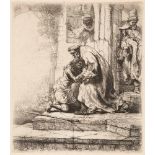 Rembrandt Harmensz van Rijn1606 Leiden - Amsterdam 1669Die Rückkehr des verlorenen SohnesRadierung