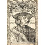 Albrecht Dürer1471 - Nürnberg - 1528Bildnis Kaiser Maximilians I. (Vierter Stock)Holzschnitt auf