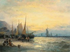 Georges William Thornley1857 Thiais/Frankreich – Pontoise 1935Pendants: An der Küste (Morgen) – An