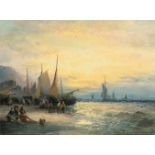 Georges William Thornley1857 Thiais/Frankreich – Pontoise 1935Pendants: An der Küste (Morgen) – An