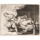 Rembrandt Harmensz van Rijn1606 Leiden - Amsterdam 1669Joseph und Potiphars WeibRadierung auf festem