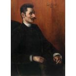 Lovis Corinth 1858 Tapiau/Ostpreußen - Zandvoort 1925 Bildnis des Franz Lilienthal Öl auf