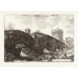 Giovanni Battista Piranesi1720 Venedig - Rom 1778Veduta del Ponte LuganoRadierung auf Velin mit