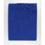 Yves Klein1928 Nizza - Paris 1962Relief Planétaire „Région de Grenoble“ (RP 10)Pigment und Kunstharz