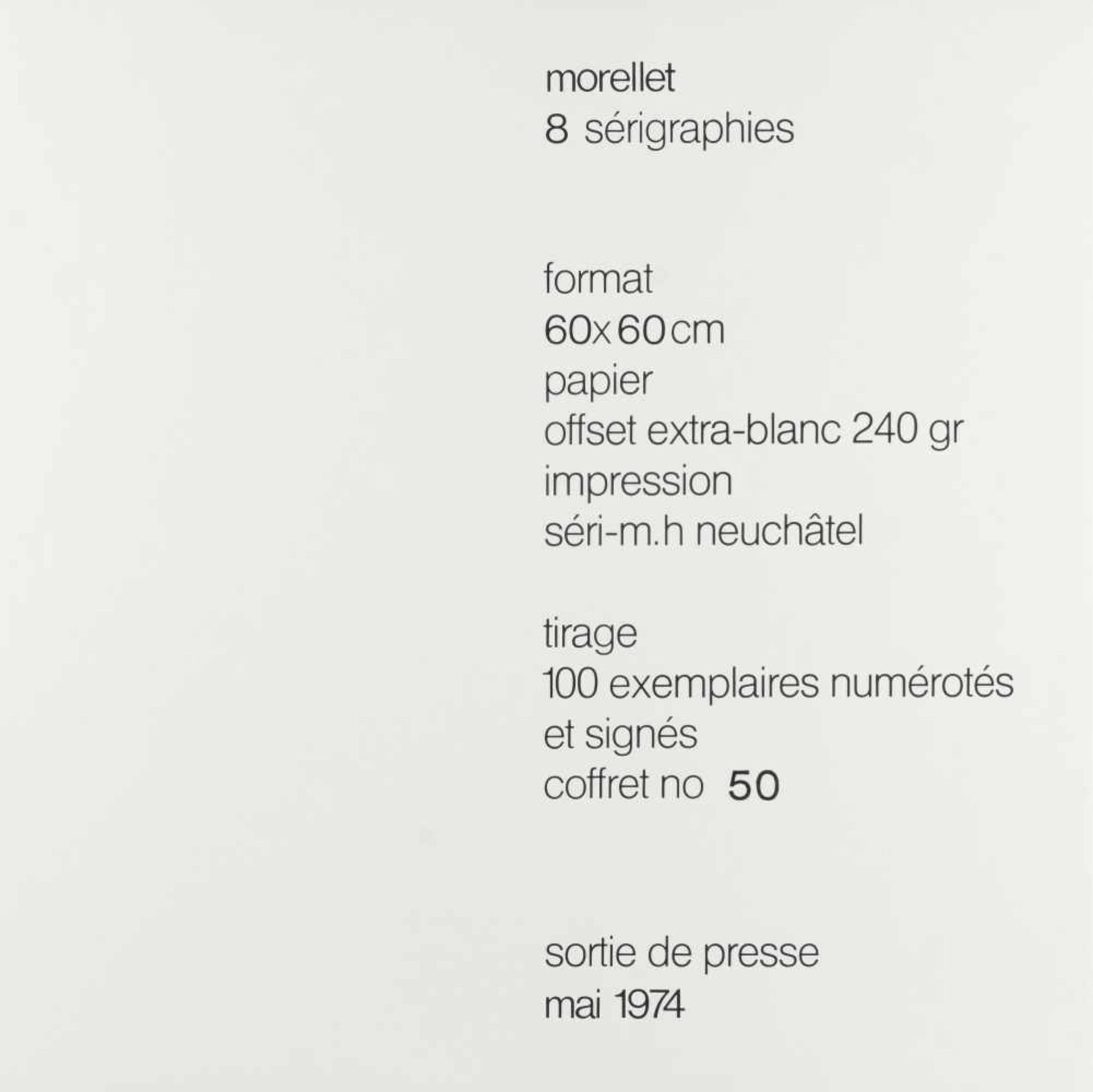 François Morellet1926 - Cholet/Frankreich - 20168 trames 0°-90°, 19728 Serigraphien auf leichtem - Bild 18 aus 19