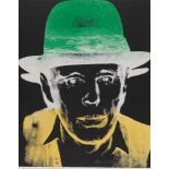 Andy Warhol1928 Pittsburgh - New York 1987Joseph Beuys 1980/83Farbige Serigraphie und Viskose-