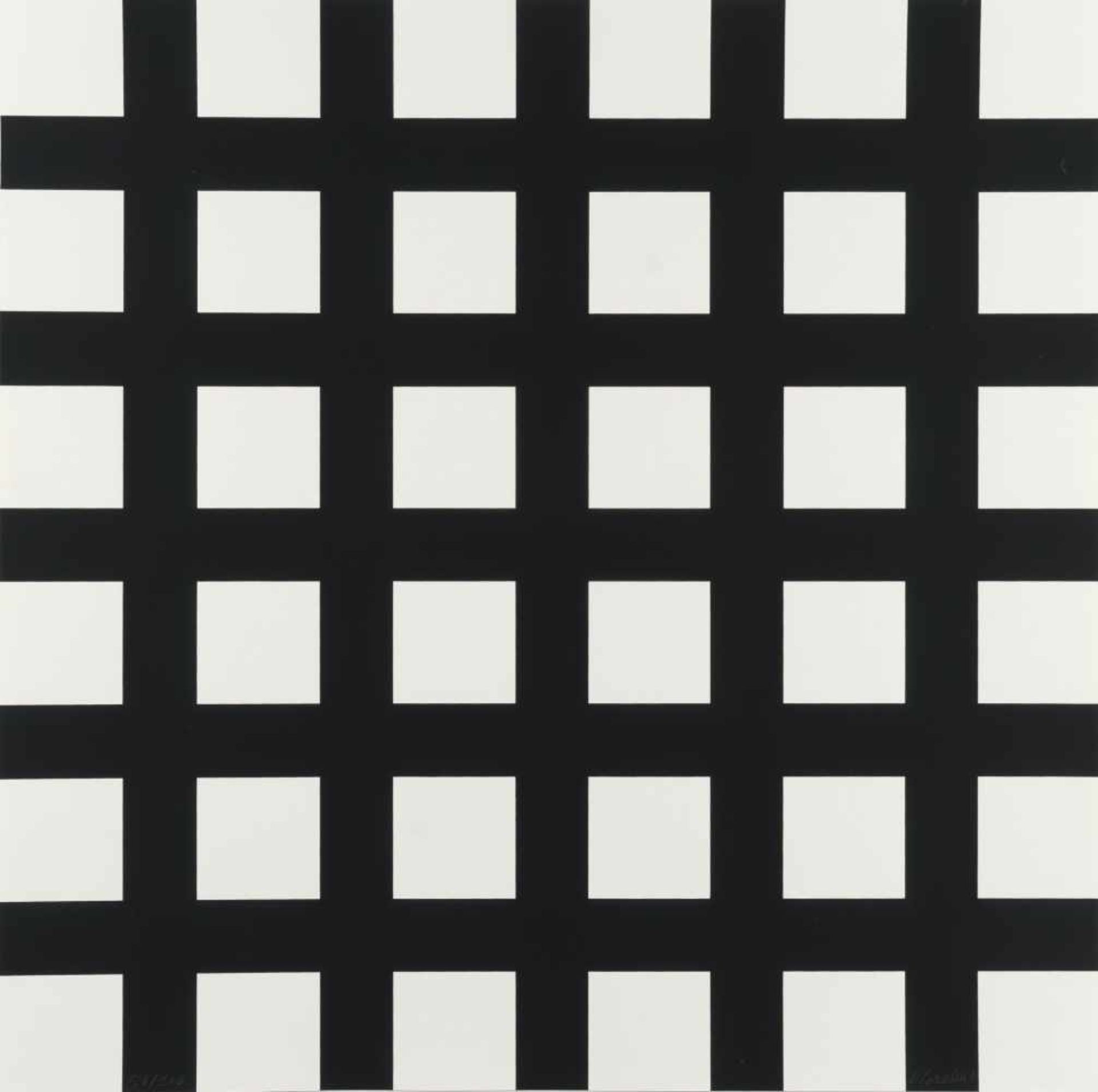 François Morellet1926 - Cholet/Frankreich - 20168 trames 0°-90°, 19728 Serigraphien auf leichtem - Bild 13 aus 19