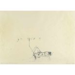 Tracey Emin1963 London„And She was kissing me (Cowboys and Lesbians)“Monoprint auf cremefarbenem