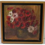 Josée GLODEN (born in 1915), Luxembourg artist, Oil on panel: Bouquet, signed lower [...]