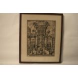 German engraving "Germanorum modernorum Praerogativa indoles, studia, inventa and [...]