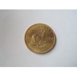 Krugerrand gold coin from South Africa, 1984 - Net weight: 33.93 g - - Pièce en or [...]