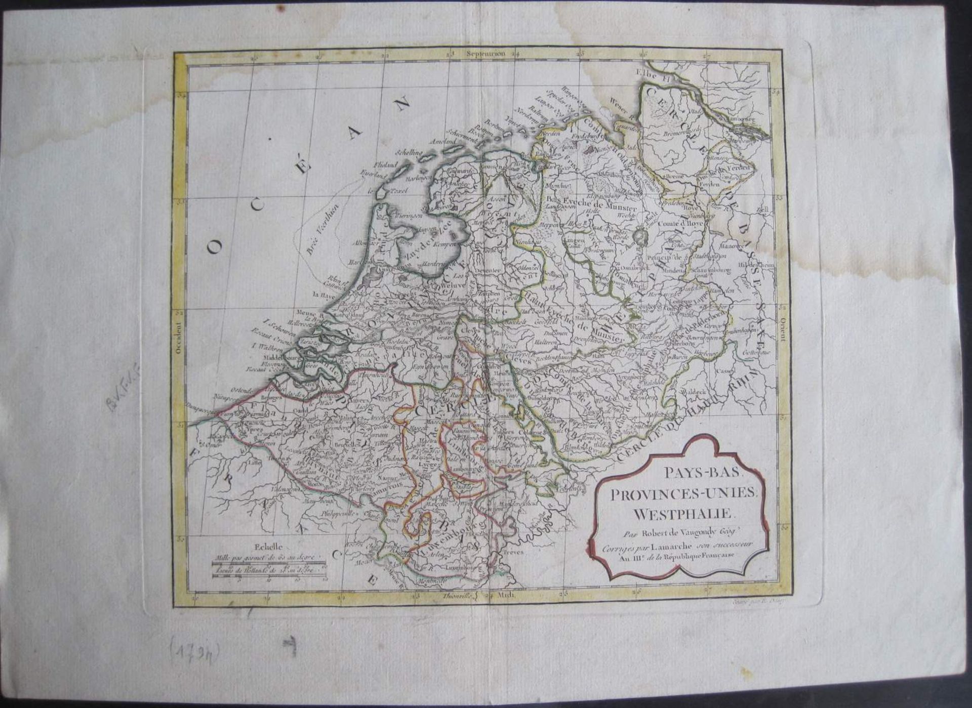 Carte des Provinces-Unies "Pays-Bas, Provinces-Unies, Westphalie" par Robert de [...]