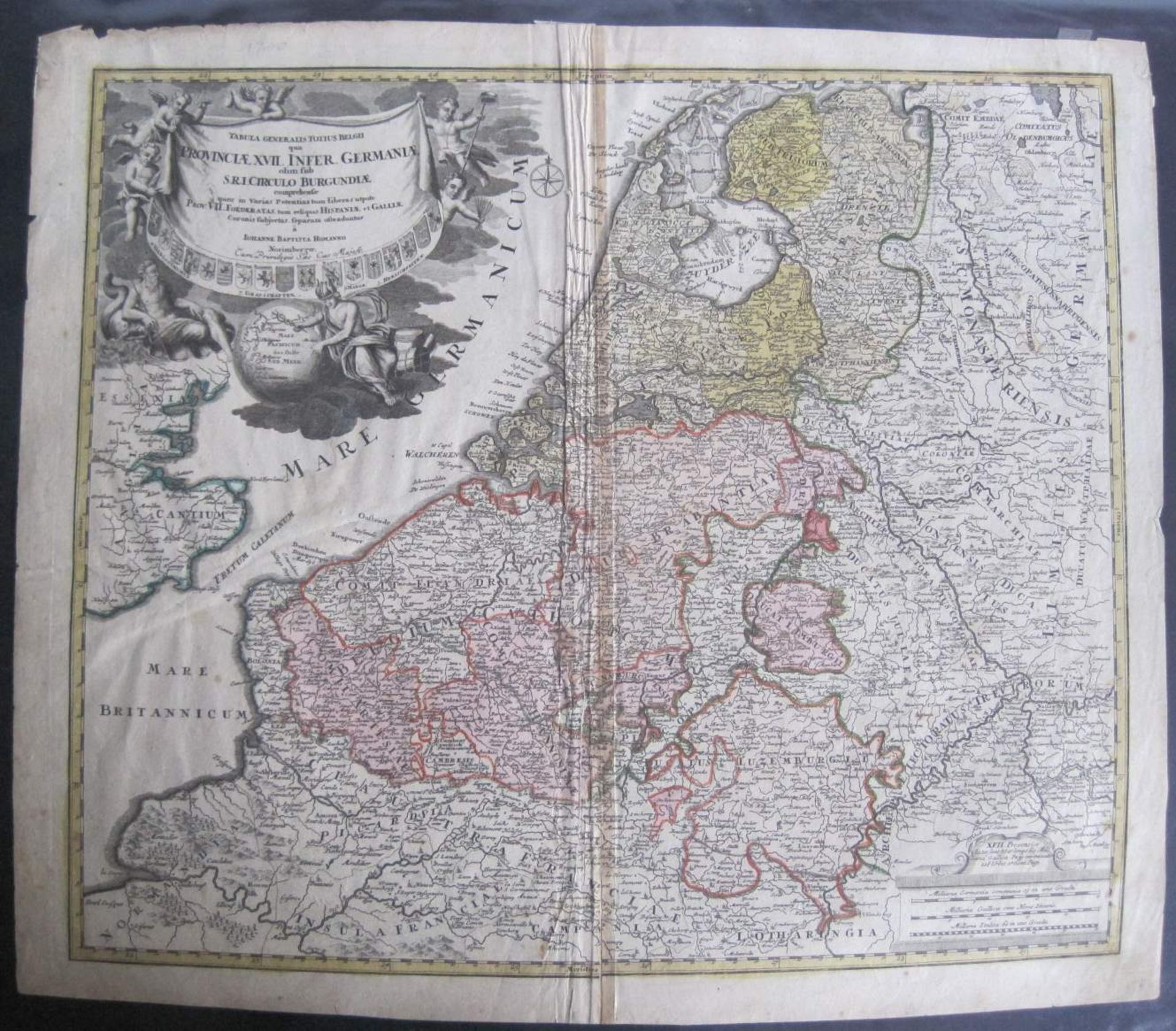 Carte des Provinces-Unies "Tabula generalis totius belgii qua Provinciae XVII Infer. [...]
