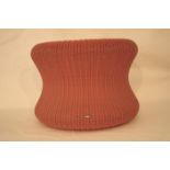 Pouf orange d'extérieur de la marque LEBELLO modèle "Marshmellow M2" en fil époxy [...]