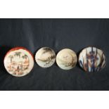 4 assiettes en porcelaine japonaise, années 30 (15,5 & 12 cm) - - 3 Japanese [...]