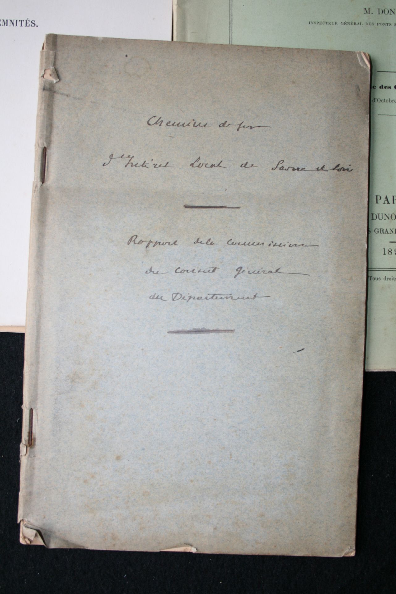 Isaac PEREIRE : La question des chemins de fer avec 5 cartes indiquant la formation [...] - Bild 2 aus 3