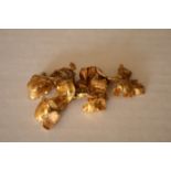 Or dentaire, différents alliages d'or - Poids : 27,6 g - Dental gold, different gold [...]