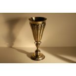 Calice en vermeil, XVIIIe - Hauteur : 17 cm, poids : 143,7 g - Chalice in vermeil, [...]