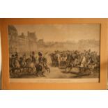 ISABEY ET VERNET : Revue du G.al Bonaparte P.er Consul. An IX (1800), Gravure dite [...]