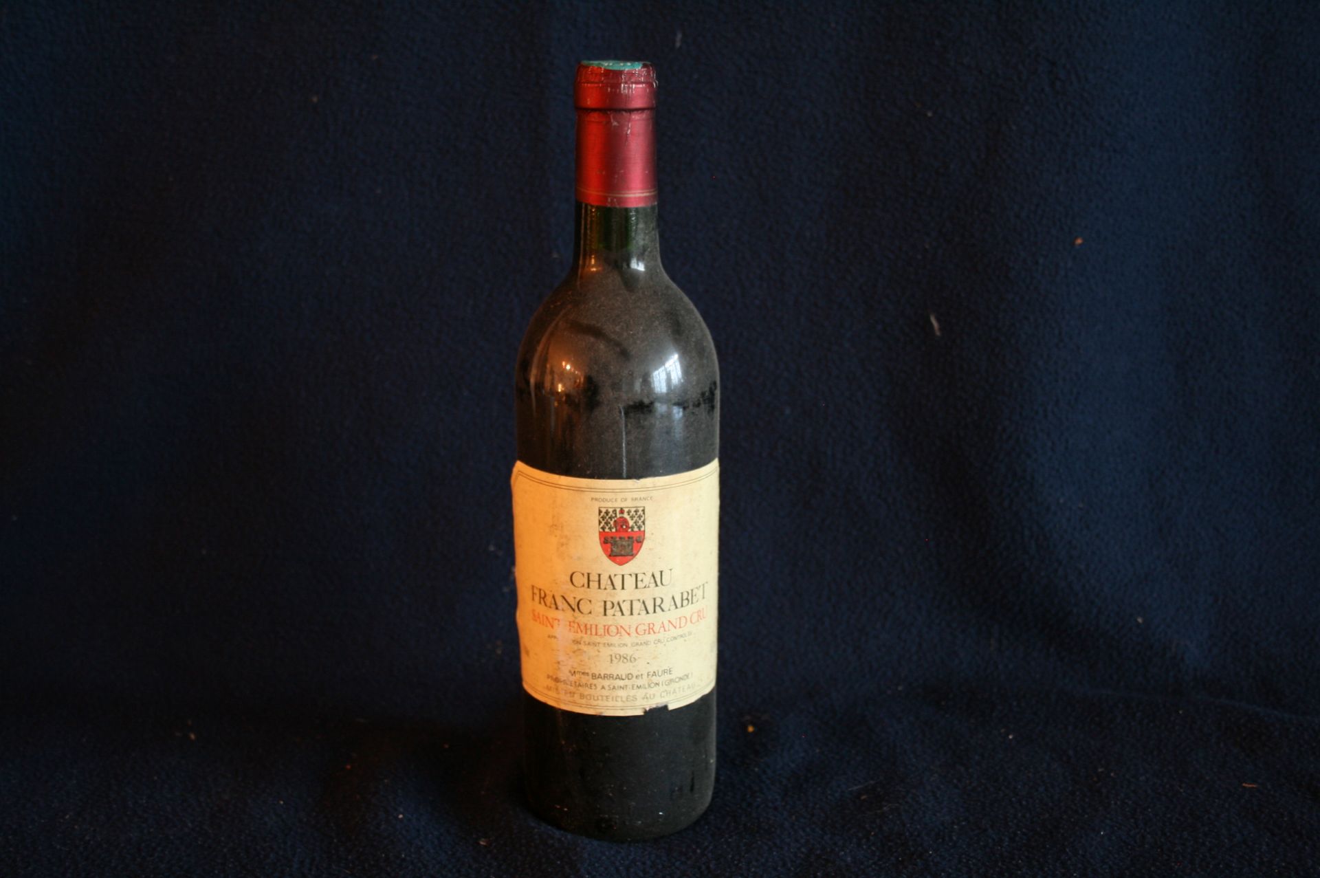 1 bouteille de BORDEAUX, SAINT-EMILION Grand Cru, Château FRANC PATARABET, rouge, [...]