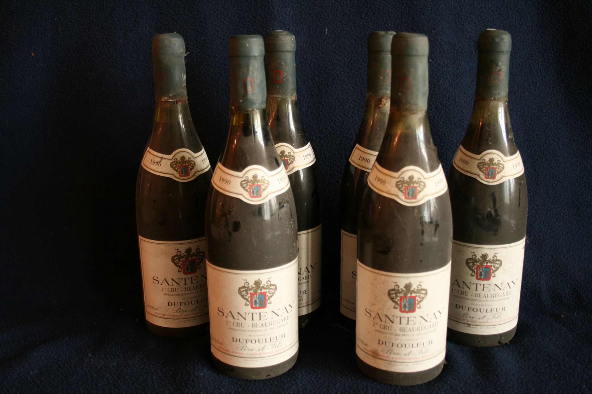 6 bouteilles de BOURGOGNE appellation SANTENAY 1er Cru - BEAUREGARD, Mis en bouteille [...]