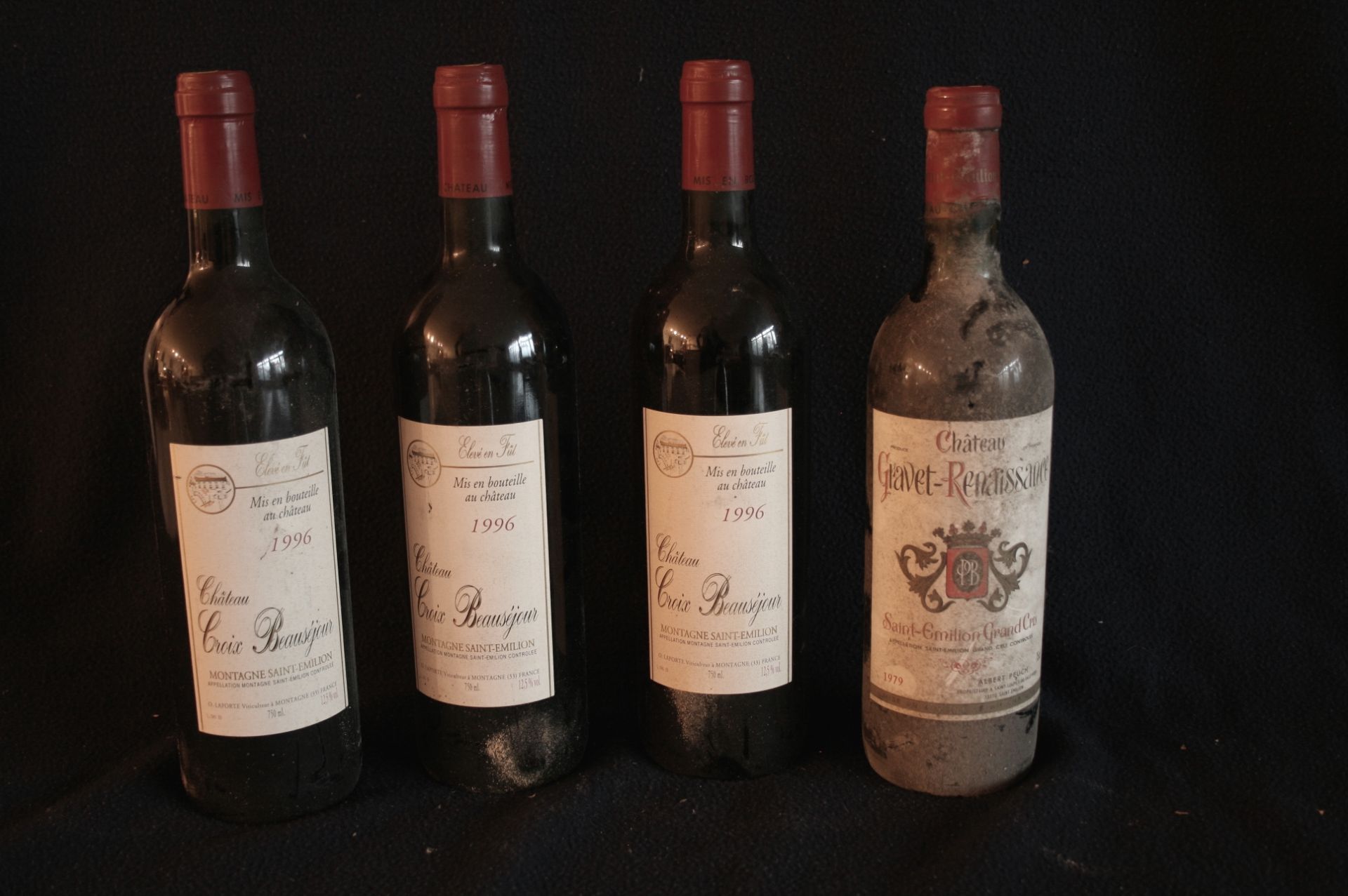 1 bouteille de BORDEAUX, SAINT-EMILION Grand Cru, Château GRAVET-RENAISSANCE, rouge, [...]