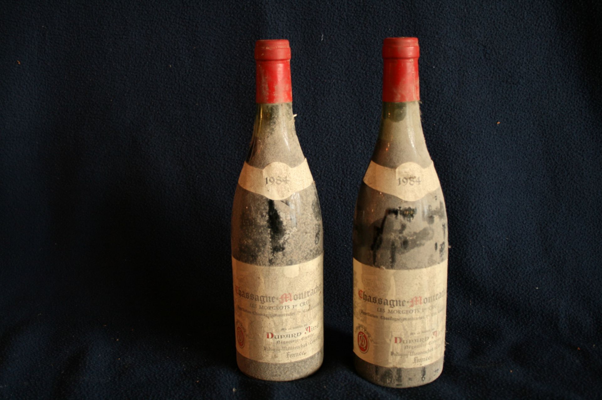 2 bouteilles de BOURGOGNE, appellation CHASSAGNE-MONTRACHET, Domaine DUPARD Ainé, [...]