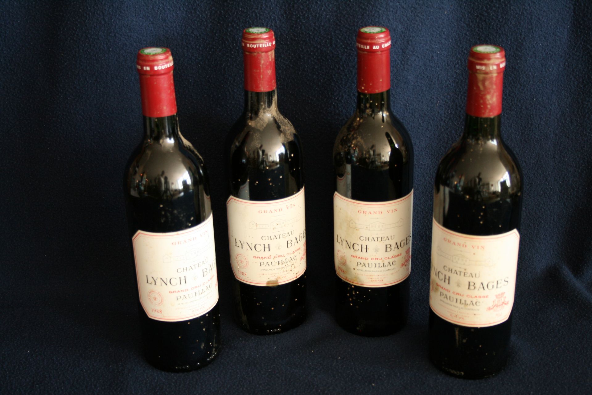 4 Bouteilles de Pauillac : LYNCH BAGES 1988 - 4 Bottles of Pauillac: LYNCH BAGES 1988 [...]