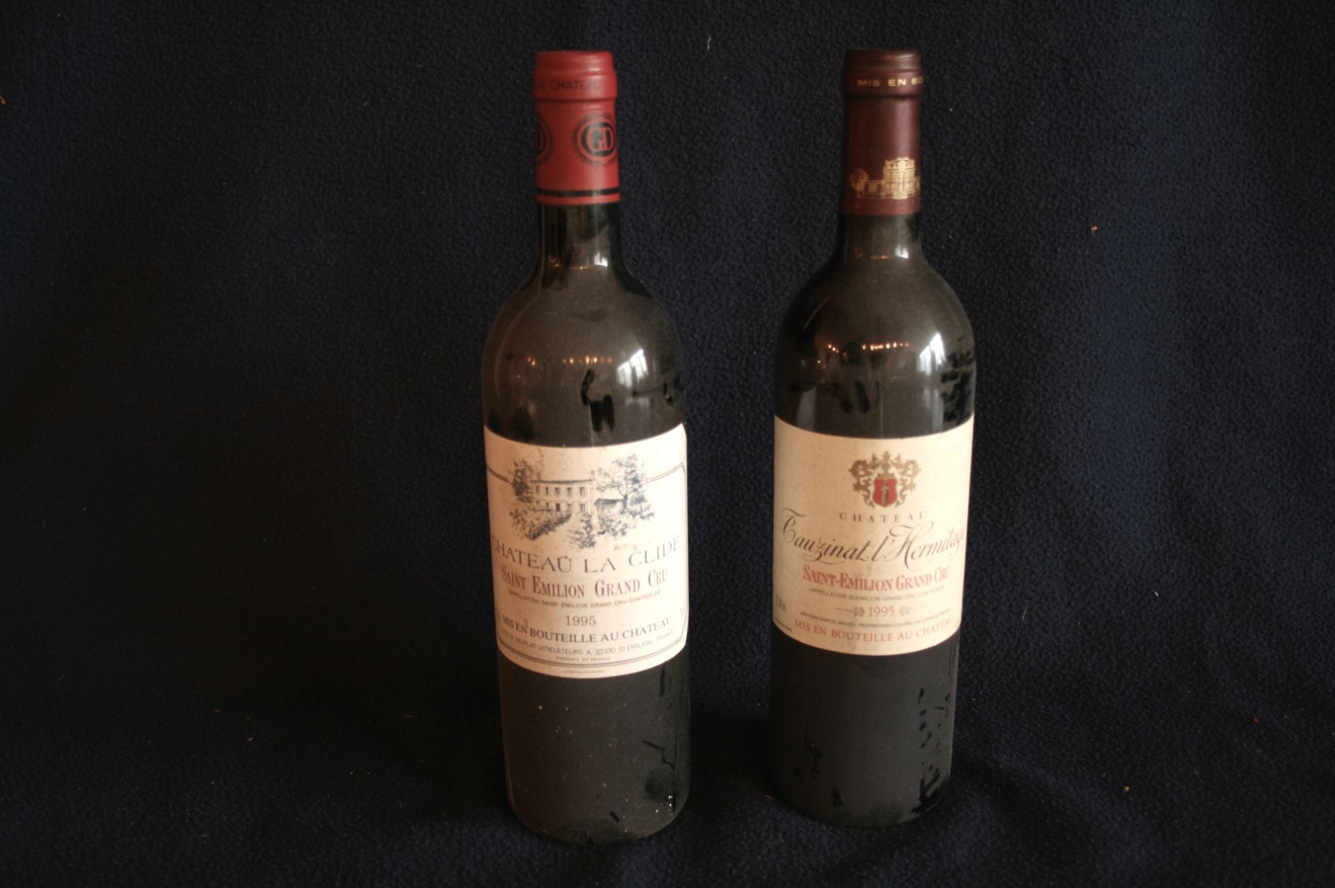 2 bouteilles de BORDEAUX SAINT-EMILION Grand Cru : Château Tauzinat l'Hermitage, [...]