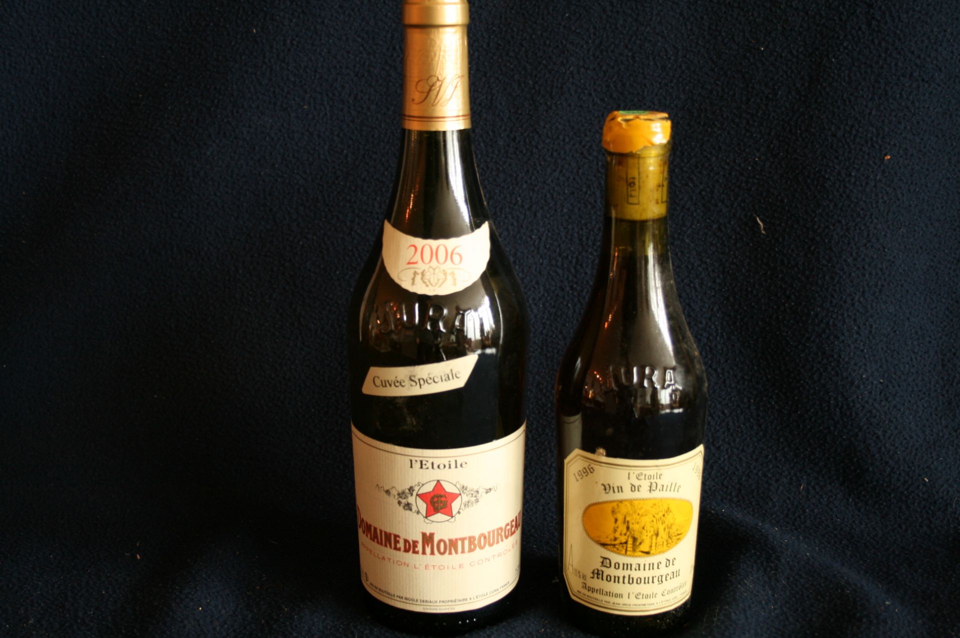 1 bouteille de Vin de paille, appellation L'ETOILE, Domaine de MONTBOURGEAU, 1996 + [...]